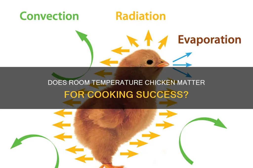does letting chicken come to room temperature matter