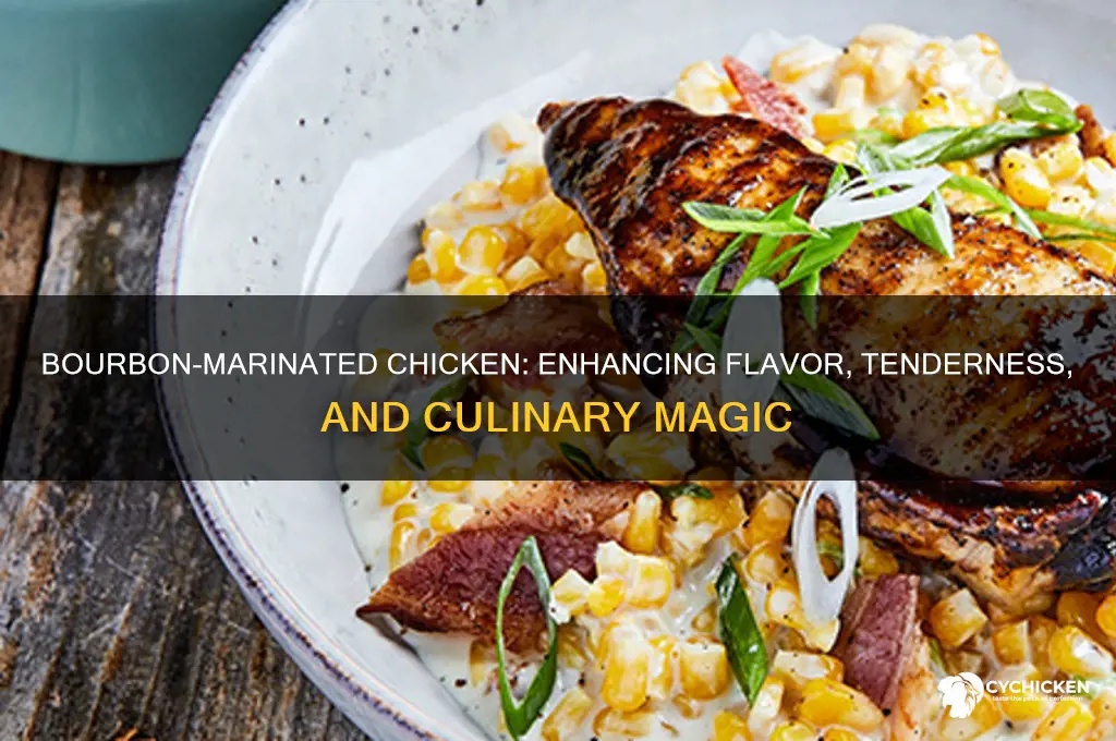 does marinating chicken and adding bourbon help