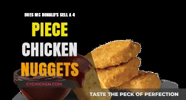 McDonald's Chicken Nuggets: Is a 4-Piece Option Available for Purchase?