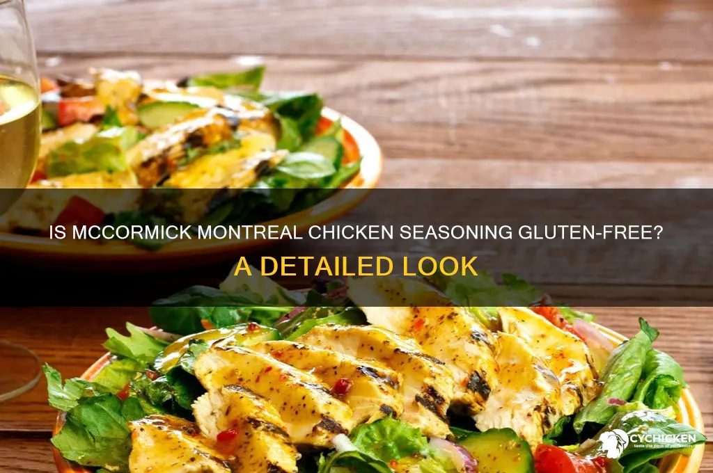 does mccormick montreal chicken seasoning have gluten