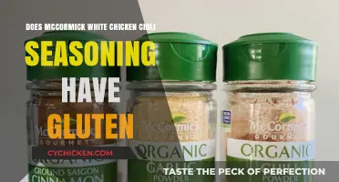 McCormick White Chicken Chili Seasoning: Gluten-Free or Not?