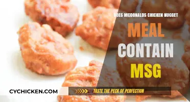 Does McDonald's Chicken Nugget Meal Contain MSG? Facts Revealed