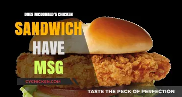 Does McDonald's Chicken Sandwich Contain MSG? Facts Revealed