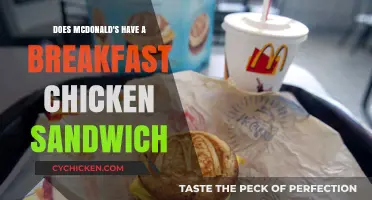 McDonald's Breakfast Menu: Is There a Chicken Sandwich Option?