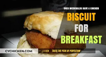 McDonald's Breakfast Menu: Is the Chicken Biscuit Available?
