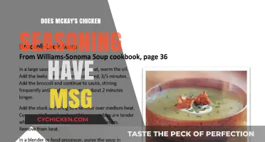 Does McKay's Chicken Seasoning Contain MSG? Uncovering the Truth