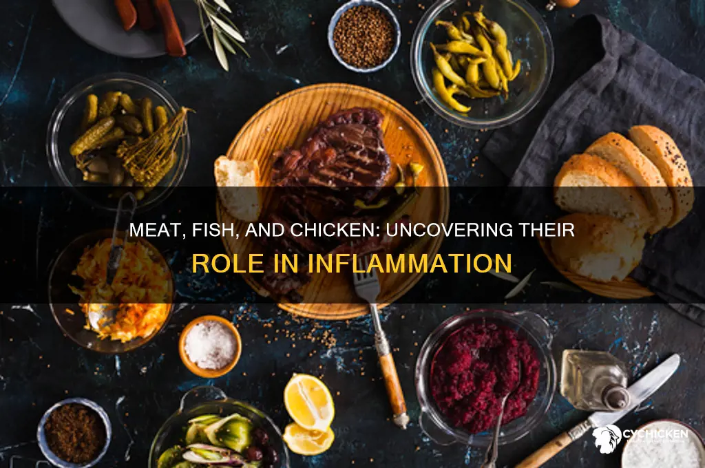 does meat fish and chicken cause inflammation