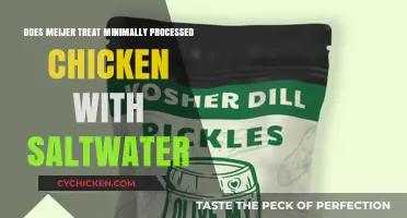 Meijer's Chicken Processing: Saltwater Treatment for Minimally Processed Poultry?