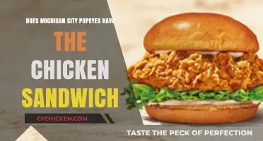 Does Michigan City Popeyes Serve the Famous Chicken Sandwich?