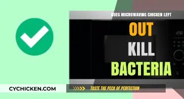 Microwaving Chicken Left Out: Does It Kill Bacteria Effectively?