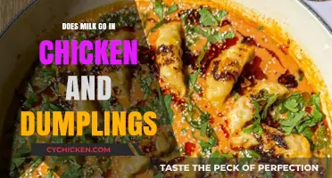 Milk in Chicken and Dumplings: A Culinary Debate Explored