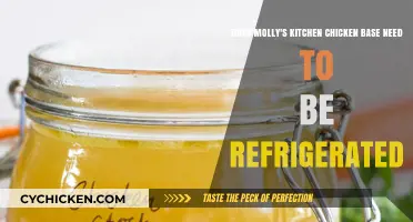 Storing Molly's Kitchen Chicken Base: Fridge or Shelf?