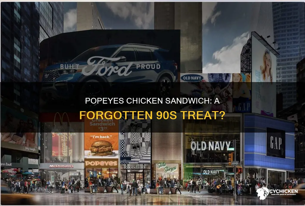 does no one remember popeyes chicken sandeich from 1999