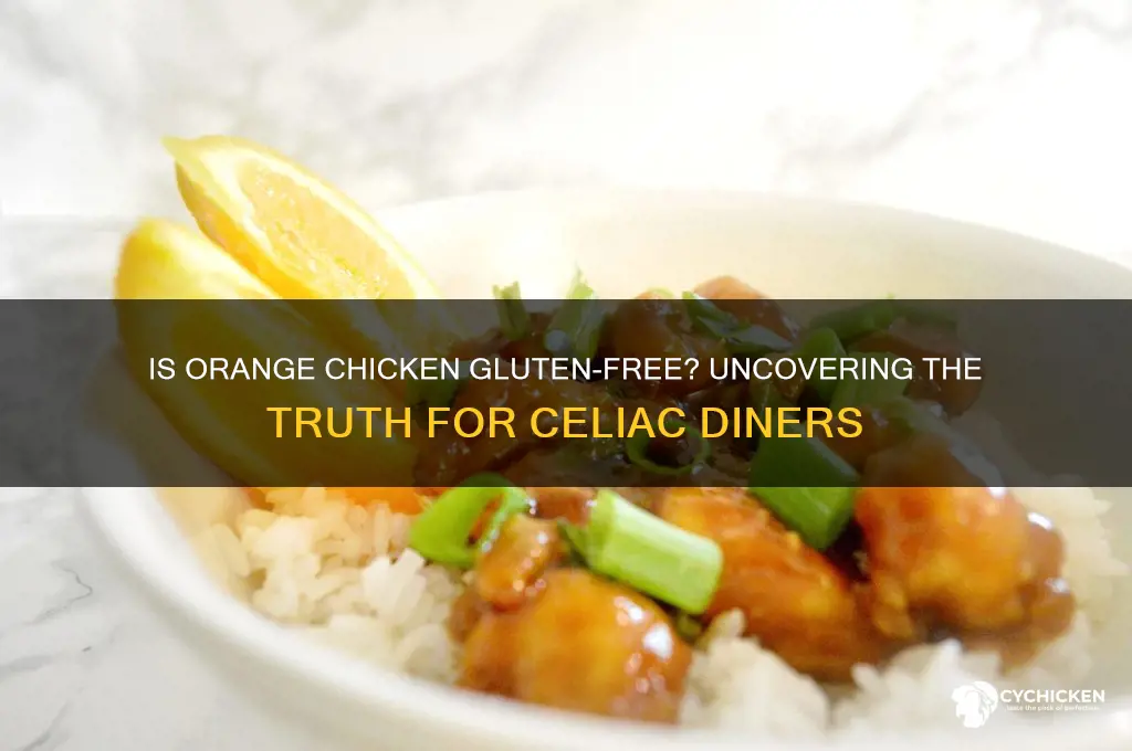 does orange chicken have gluten in it