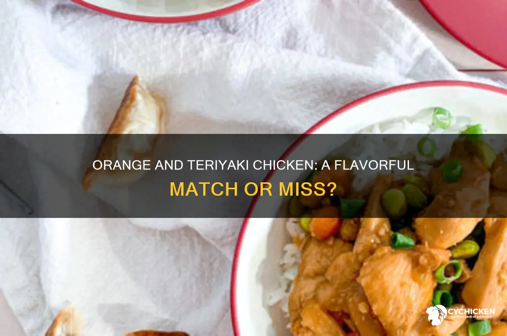 does orange go well with teriyaki chicken