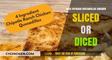 Outback Quesadillas: Chicken Sliced or Diced? The Ultimate Guide
