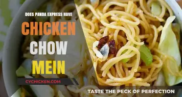 Does Panda Express Serve Chicken Chow Mein? A Menu Deep Dive