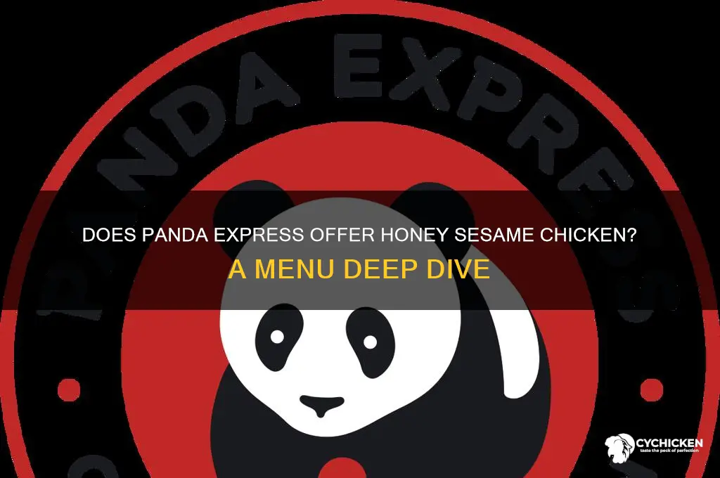does panda express have honey sesame chicken