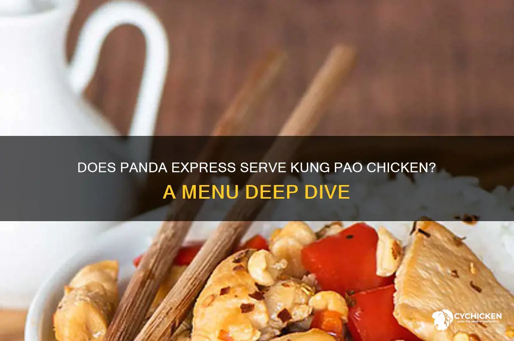 does panda express have kung pao chicken