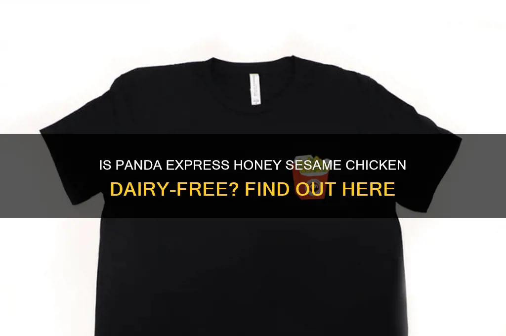 does panda express honey sesame chicken have dairy
