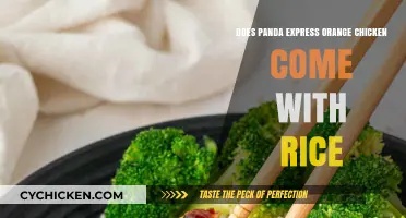 Does Panda Express Orange Chicken Include Rice? A Quick Guide