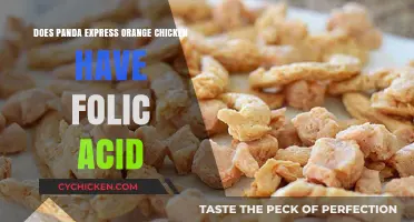 Does Panda Express Orange Chicken Contain Folic Acid?