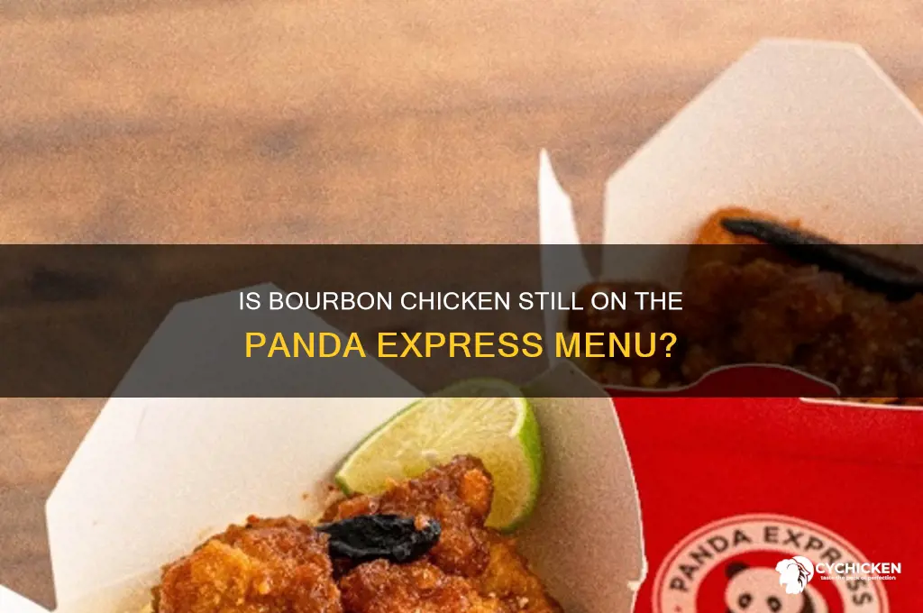 does panda express still have bourbon chicken