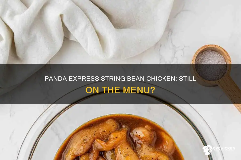 does panda express still have string bean chicken