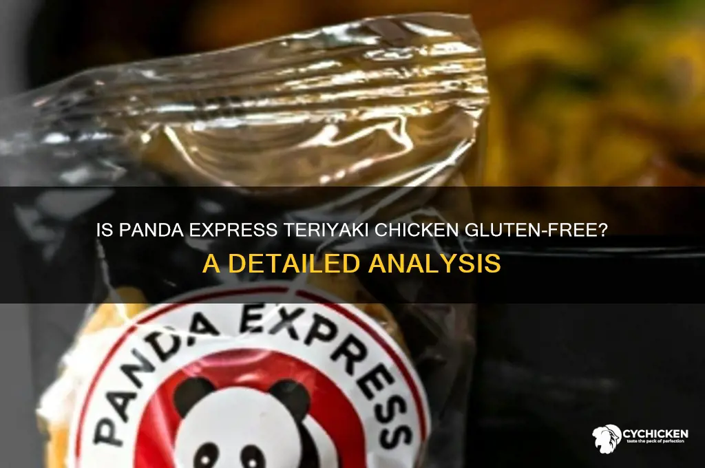 does panda express teriyaki chicken have gluten