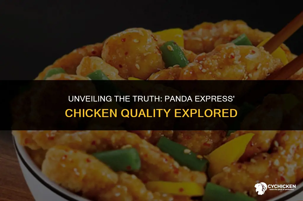 does panda express use frozen chicken