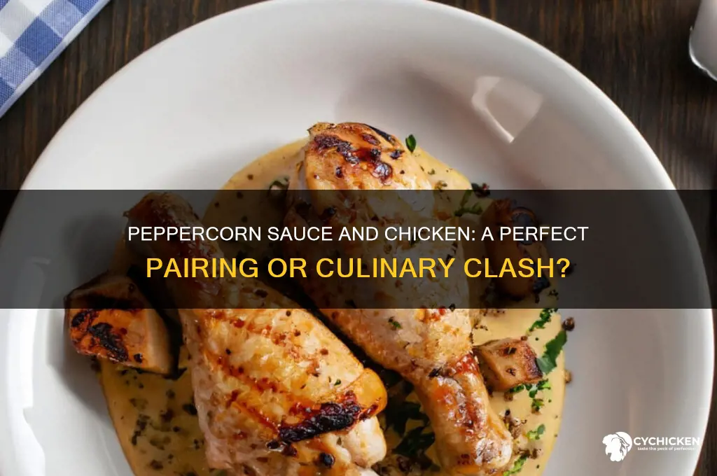 does peppercorn sauce go with chicken