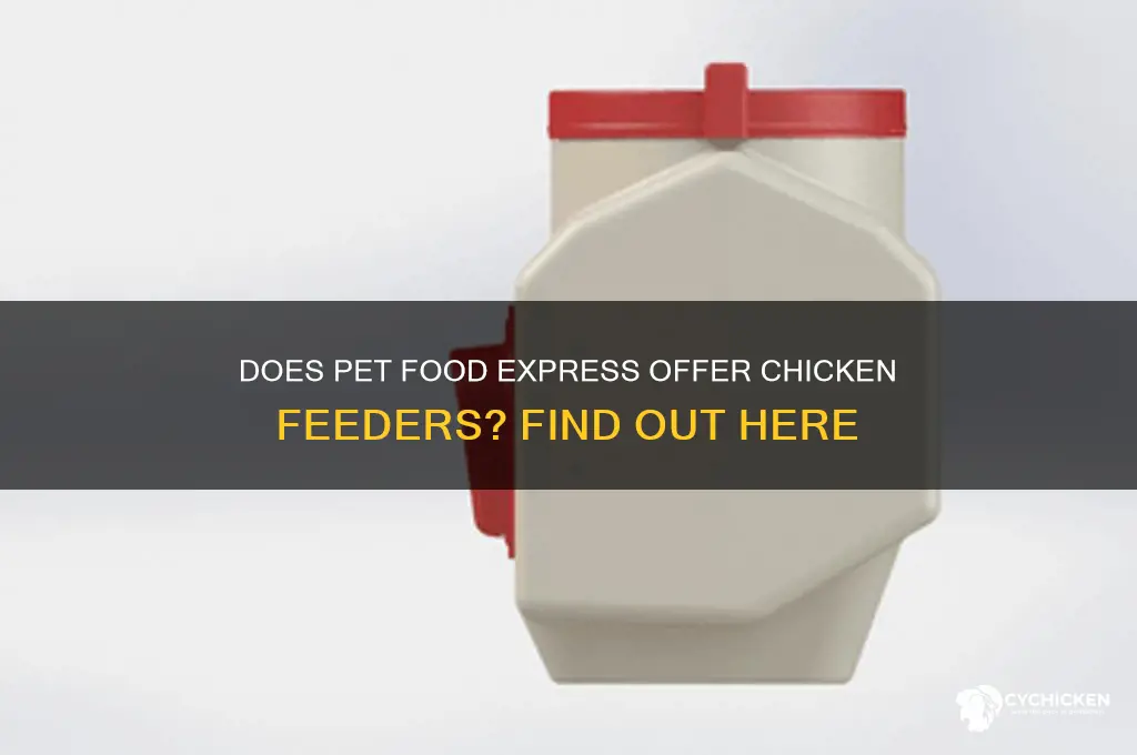 does pet food express sell chicken feeders