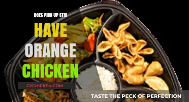 Does Pick Up Stix Serve Orange Chicken? A Menu Deep Dive
