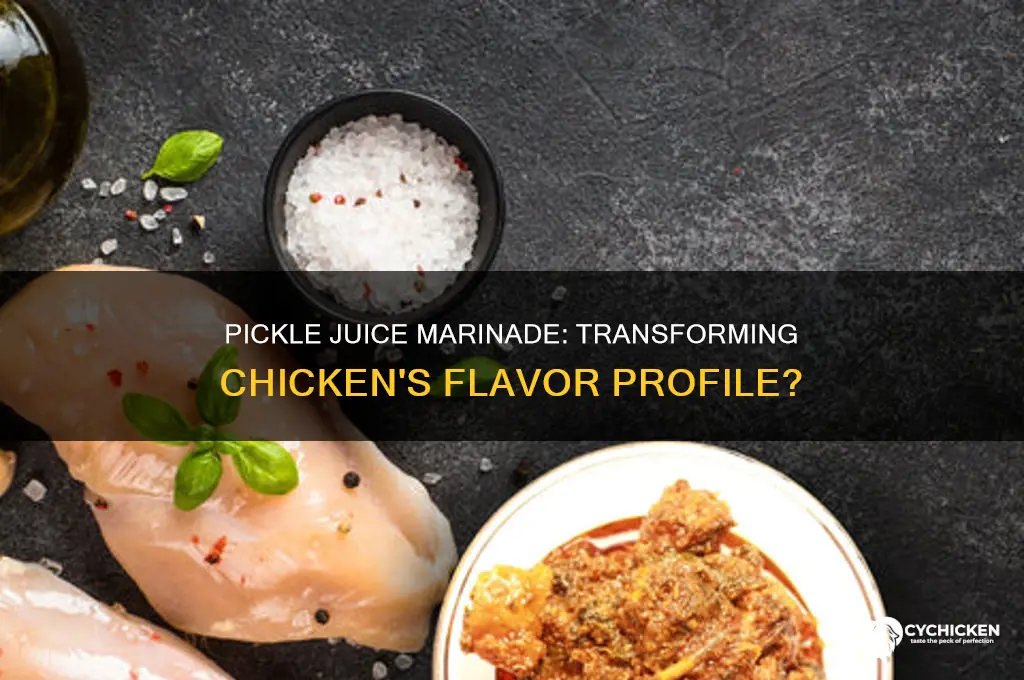 does pickle juice marinade change taste of chicken