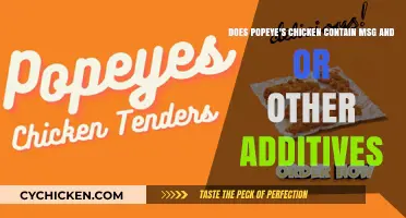Popeye's Chicken: MSG and Additive-Free?
