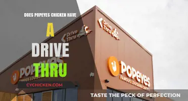 Does Popeyes Chicken Offer Drive-Thru Convenience for Customers?