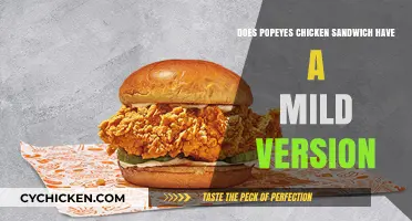 Popeyes Chicken Sandwich: Mild Version Available or Only Spicy?