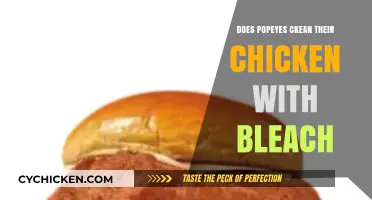 Does Popeyes Clean Their Chicken with Bleach? The Truth Revealed