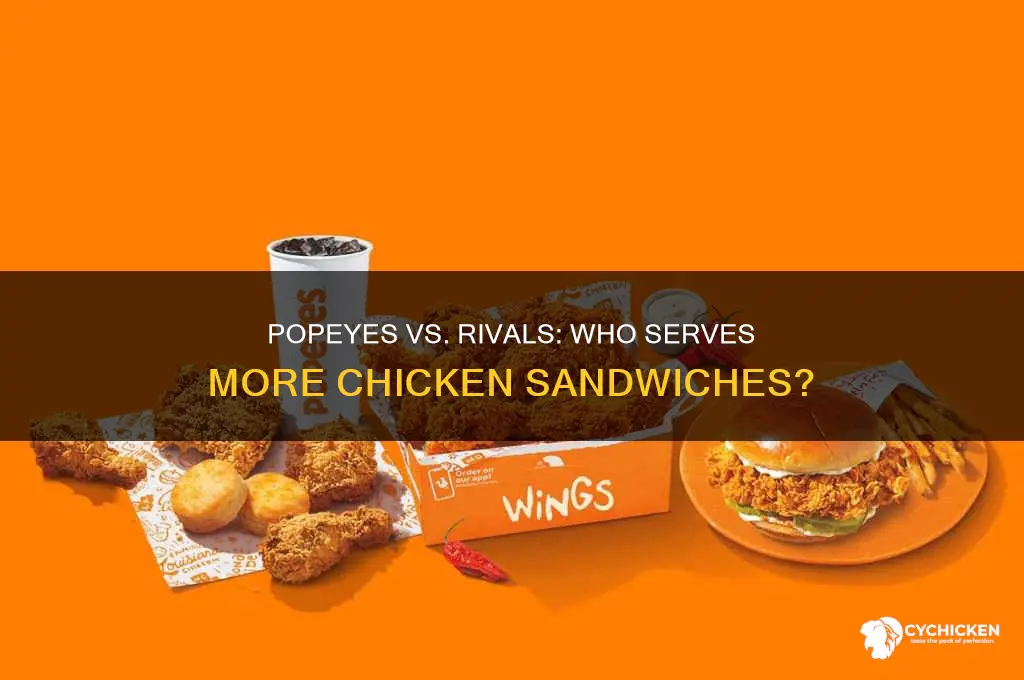does popeyes have more chicken sandwiches