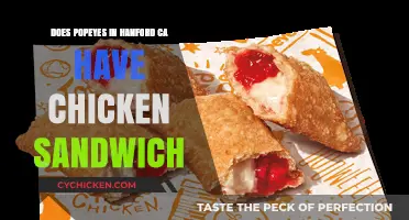 Does Hanford CA Popeyes Serve the Famous Chicken Sandwich?