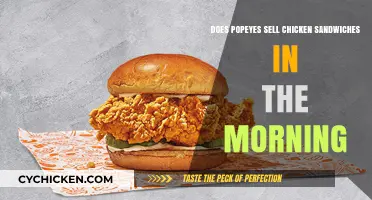 Popeyes Chicken Sandwiches: Are They Available on the Breakfast Menu?