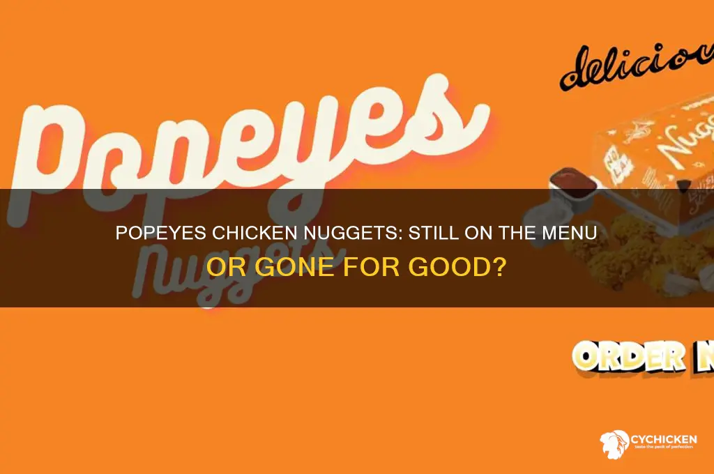 does popeyes still have chicken nuggets