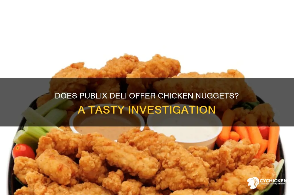 does publix deli have chicken nuggets