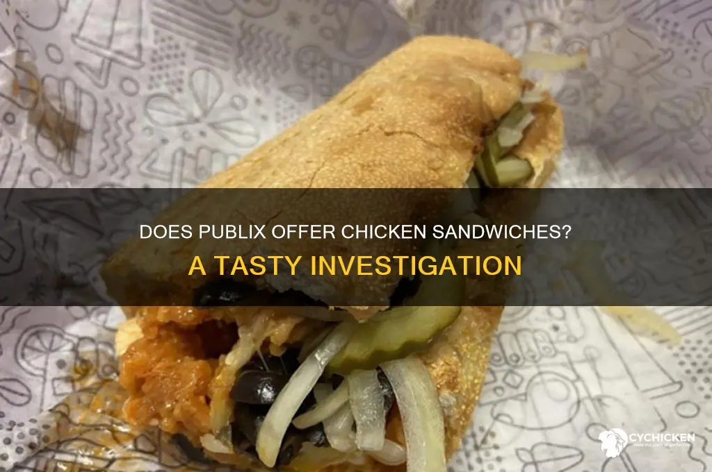 does publix have chicken sandwiches
