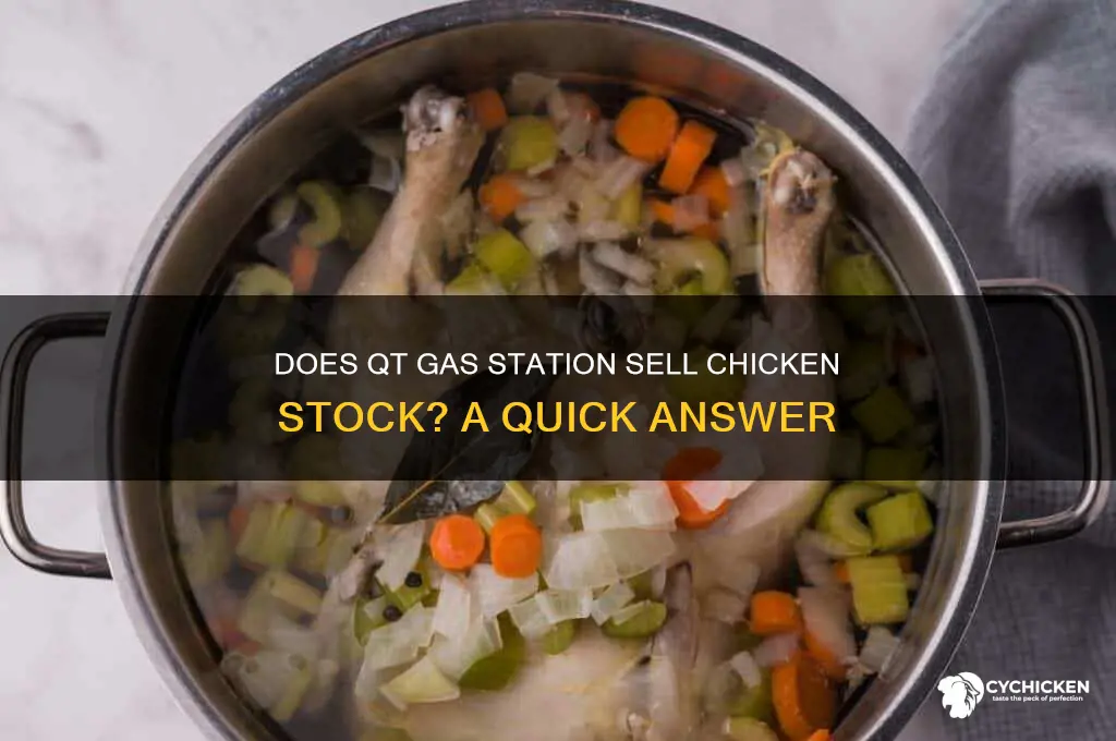does qt gas station sell chicken stock