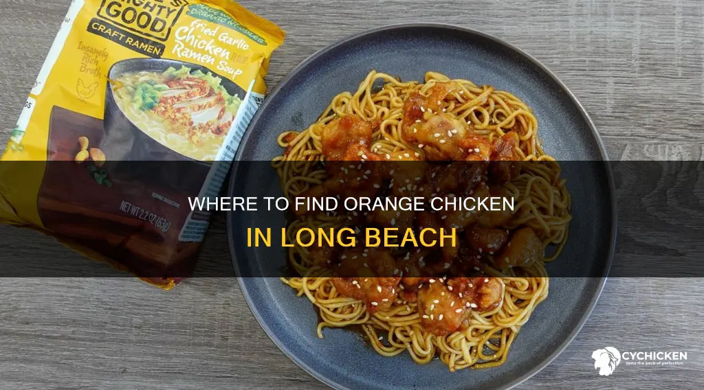 does ramen hub and poke in lb have orange chicken