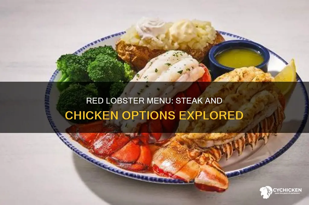 does red lobster have steak or chicken