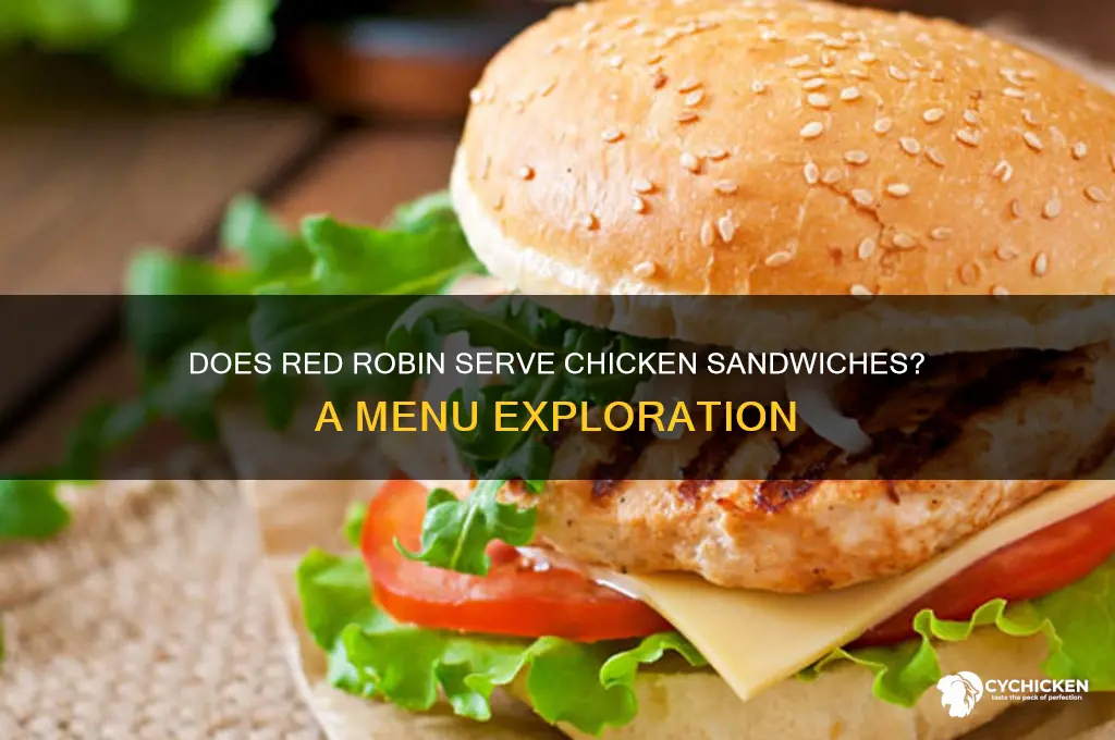 does red robin have chicken sandwiches