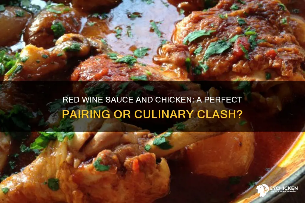 does red wine sauce go with chicken