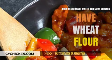 Sweet and Sour Chicken: Wheat Flour Warning